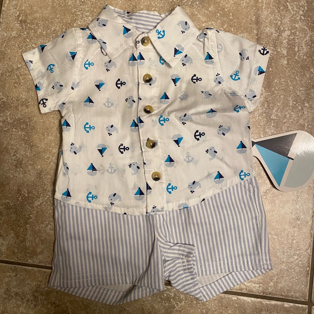 LITTLE BEGINNINGS // 2 pc set // 0-3m // NWT